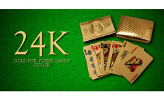 24k Gold Plated Playing Cards