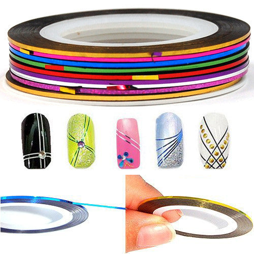 Nail Tape Stripe Decoration Sticker Hologram
