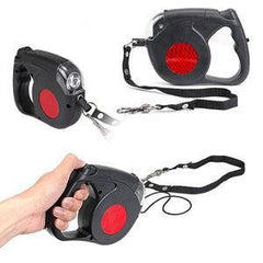 Retractable Dog Leash and Torch